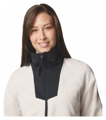 Columbia Sequoia Grove Full Zip Beige Fleec