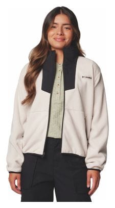 Columbia Sequoia Grove Full Zip Beige Fleec