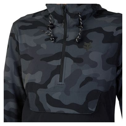 Sudadera Fox Ranger Wind de manga larga Negro/Camo