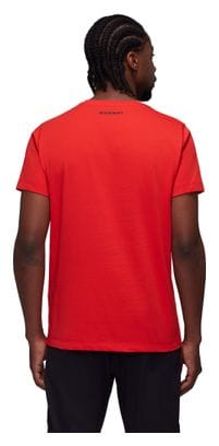 T-Shirt Short Sleeve Mammut Core Classic Red