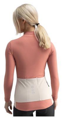 Maillot cyclisme gravel manches longues femme GM3 Hokkaido Corail