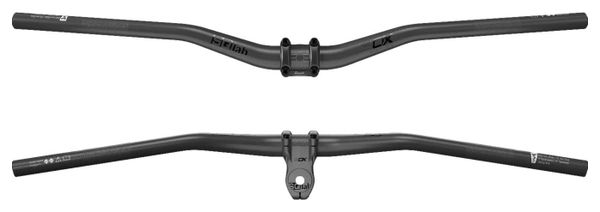 Manubrio SQLab 3OX Carbon 9° - 55mm High Black