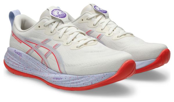 Asics Gel-Cumulus 27 Tokyo Running Shoes, White/Purple, Men's