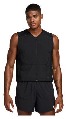 Men's Nike Run Black Sleeveless Jacket