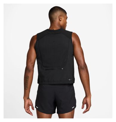Men's Nike Run Black Sleeveless Jacket