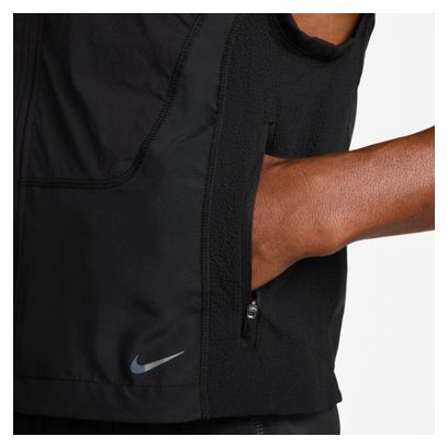 Men's Nike Run Black Sleeveless Jacket