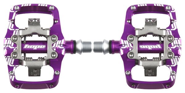 Hope Union TC Clip Purple Automatic Pedals