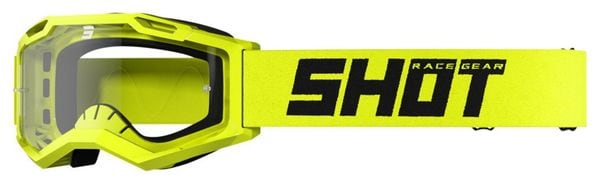  Shot Assault 2.0 Mask Neon Yellow Glossy 