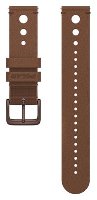Polar 20 mm Leather Strap Brown Cognac Leather