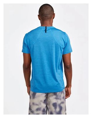 Craft ADV Essence Melange Korte Mouw Jersey Blauw