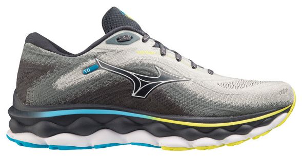 <strong>Zapatillas Mizuno Wave Sky 7 Gris Azul Amarillo</strong>