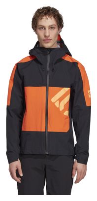 Adidas Five Ten All-Mountain Waterproof Jacket Black/Orange