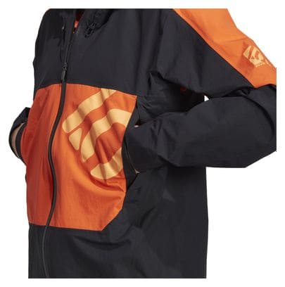 Adidas Five Ten All-Mountain Waterproof Jacket Black/Orange