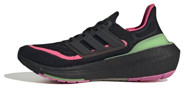 adidas Performance Ultraboost Light Black Rose Green Women's Running Shoes