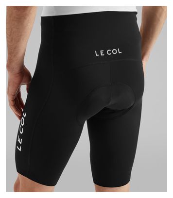 Pantaloncini da ciclismo Le Col Pro Nero/Bianco da uomo