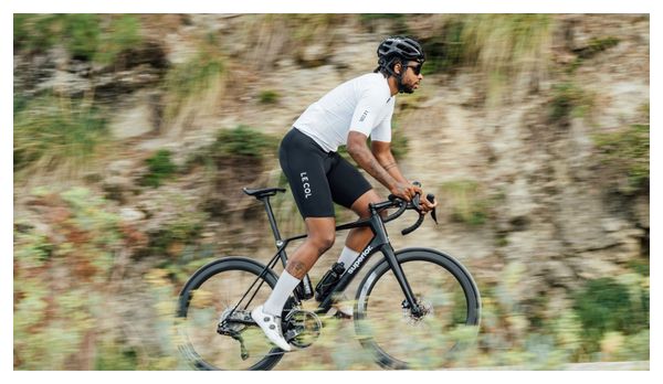 Pantaloncini da ciclismo Le Col Pro Nero/Bianco da uomo