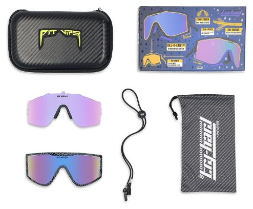 Coppia di Pit Viper The Mangrove Try-Hard Goggles Black/Purple