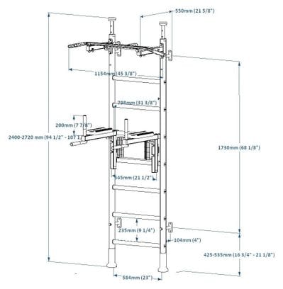 Espalier de gymnastique BenchK 522B