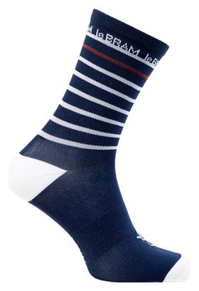 Paire de Chaussettes LeBram Ventoux Marinière Bleu Blanc Bordeaux