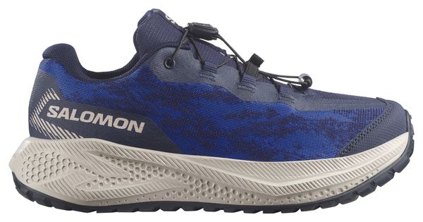 Salomon Aero GRVL Waterproof Blue Kids' Running Shoes