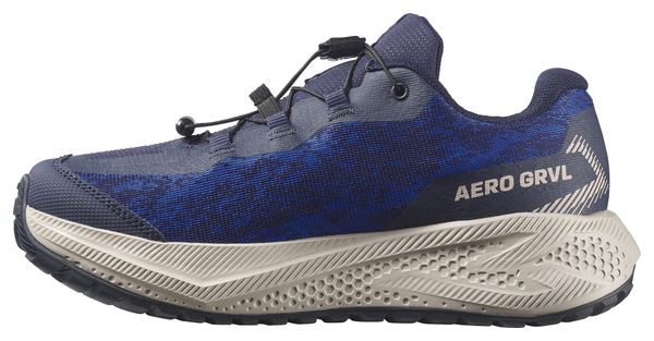 Salomon Aero GRVL Waterproof Blue Kids' Running Shoes