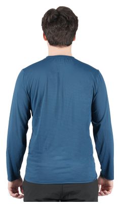T-shirt Manches Longues Vertical Mountain Alpine Bleu