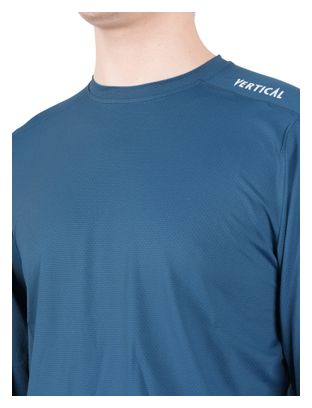 T-shirt Manches Longues Vertical Mountain Alpine Bleu
