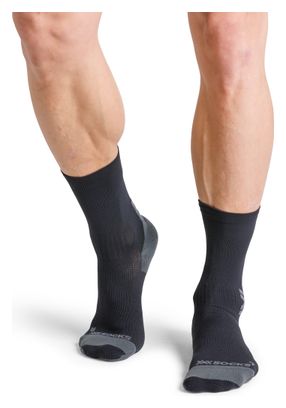 Chaussettes X-Socks Run Discover Crew Noir/Gris