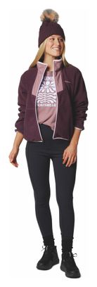 Forro polar Columbia Sequoia Grove para mujer, con cremallera completa, morado