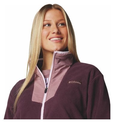 Columbia Sequoia Grove Donna Full Zip Purple Polare