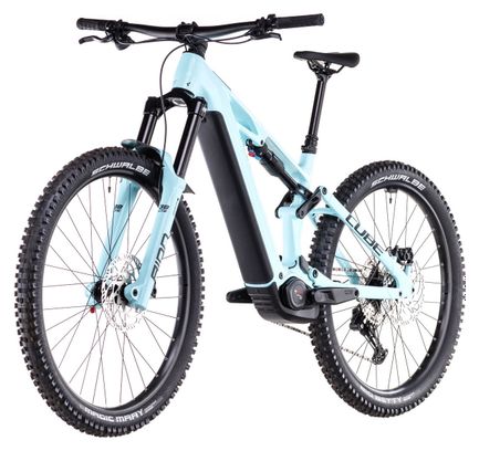 VTT Électrique Tout-Suspendu Cube Stereo Hybrid One77 HPC Race 800 Shimano Deore 12V 800 Wh 29''/27.5'' Bleu Dazzle 2025
