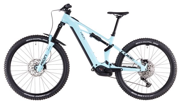 VTT Électrique Tout-Suspendu Cube Stereo Hybrid One77 HPC Race 800 Shimano Deore 12V 800 Wh 29''/27.5'' Bleu Dazzle 2025