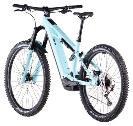 VTT Électrique Tout-Suspendu Cube Stereo Hybrid One77 HPC Race 800 Shimano Deore 12V 800 Wh 29''/27.5'' Bleu Dazzle 2025