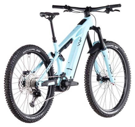 VTT Électrique Tout-Suspendu Cube Stereo Hybrid One77 HPC Race 800 Shimano Deore 12V 800 Wh 29''/27.5'' Bleu Dazzle 2025