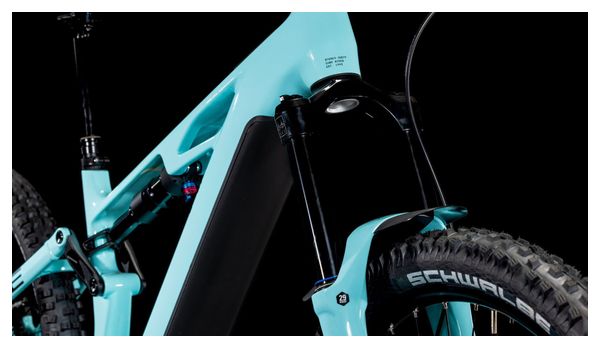 VTT Électrique Tout-Suspendu Cube Stereo Hybrid One77 HPC Race 800 Shimano Deore 12V 800 Wh 29''/27.5'' Bleu Dazzle 2025