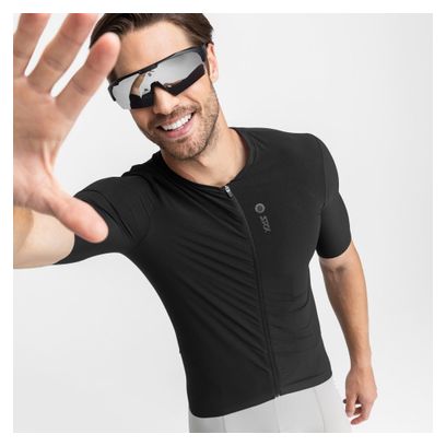 Maillot vélo ultraléger homme Cyclisme SRX II Vulture Noir