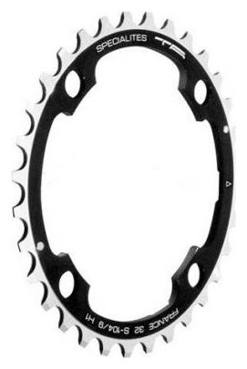 SPECIALITIES TA Plateau 4 branches 32 Tooth spacing 104 mm Black
