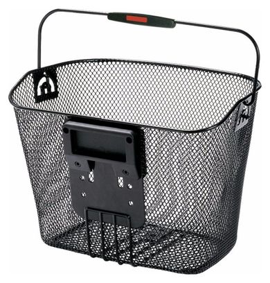 Baca delantera KLICKFIX UNI 16L sin soporte de manillar Negro