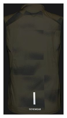 Gore Wear Concurve Cloud Sleeveless Windbreaker Jacket for Women in Beige and Gray