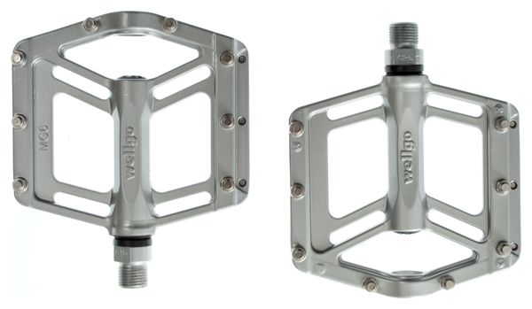 WELLGO Pédales MG-6 Aluminium Gris