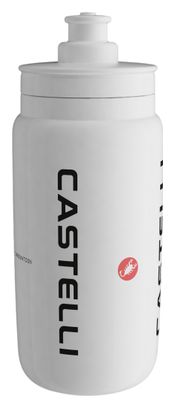 Castelli Logo Water Bottle, 550 ml, White