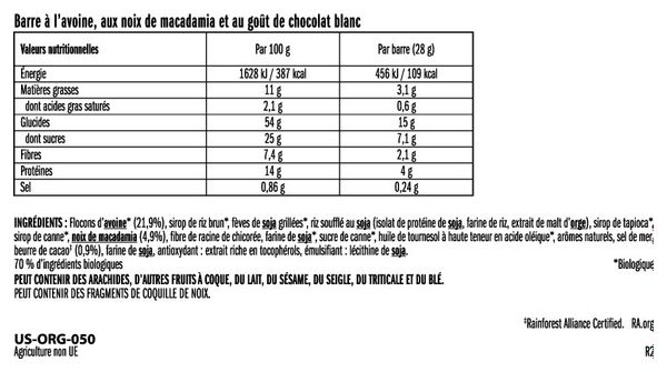 Clif Bar Mini Energy Bar White Chocolate/Macadamia Nut 28g