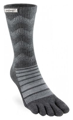 Chaussettes à orteils polyvalente Outdoor Midweight Crew Wool unisexe