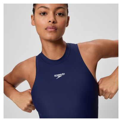 Maillot de Bain 1 Pièce Speedo Hydrasuit Femme Bleu Foncé