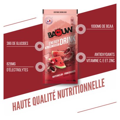 Baouw Watermeloen-Granaatappel Energiedrank 45 g