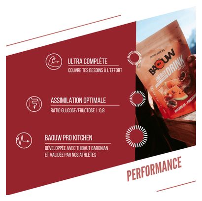 Baouw Watermeloen-Granaatappel Energiedrank 45 g