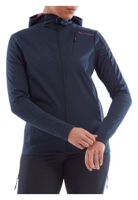 Altura Cave Women's Softshell Hoodie Blue/Pink
