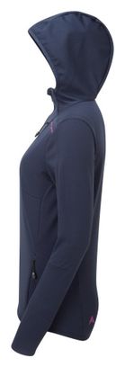Altura Cave Women's Softshell Hoodie Blue/Pink