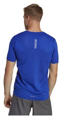 Camiseta de manga corta adidas running Adizero Azul