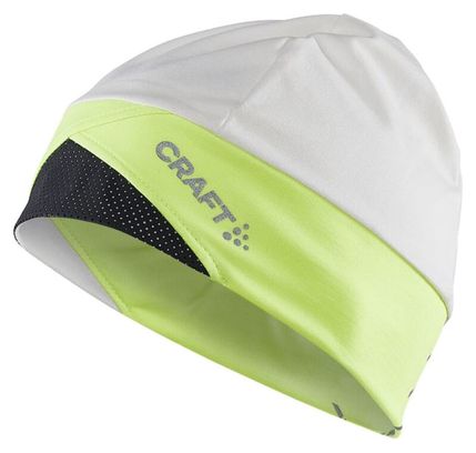Craft ADV Lumen Fleece Unisex Reflective Beanie White Yellow
